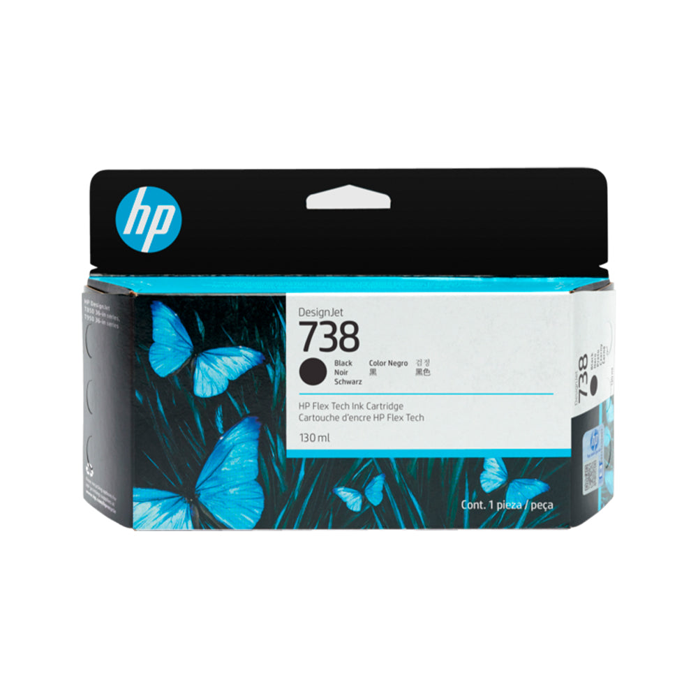Cartridge DesignJet HP 738/T850/T950, Black, 130ml