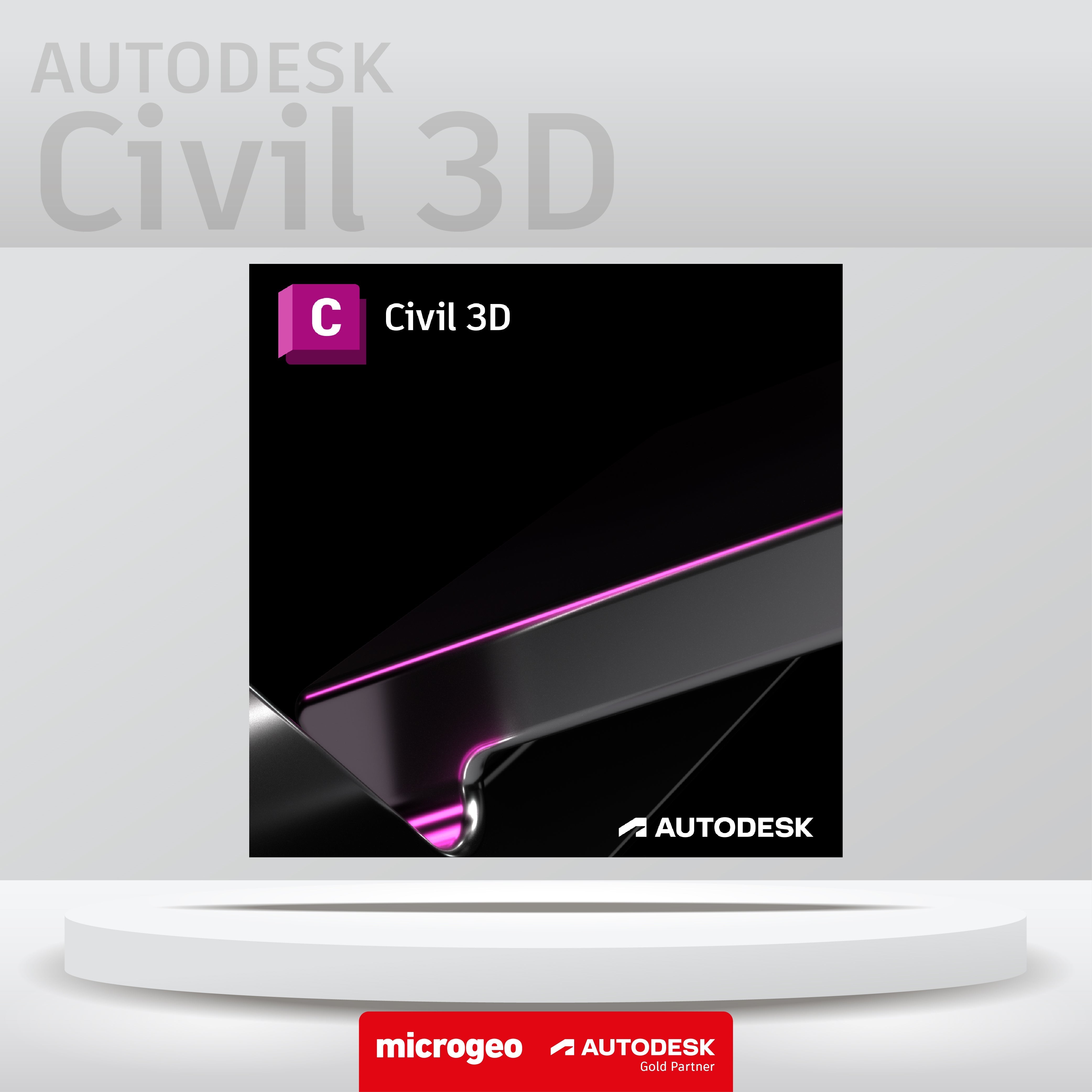 Civil 3D 2027 COMMERCIAL NEW SINGLE-USER ELD ANNUAL SUBSCRIPTION