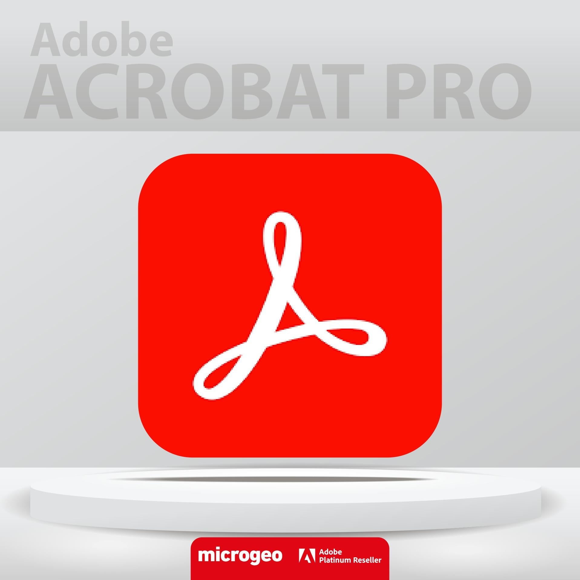 Adobe Acrobat Pro / PDFs editables: firma, seguridad y productividad empresarial / Licencia 100% original