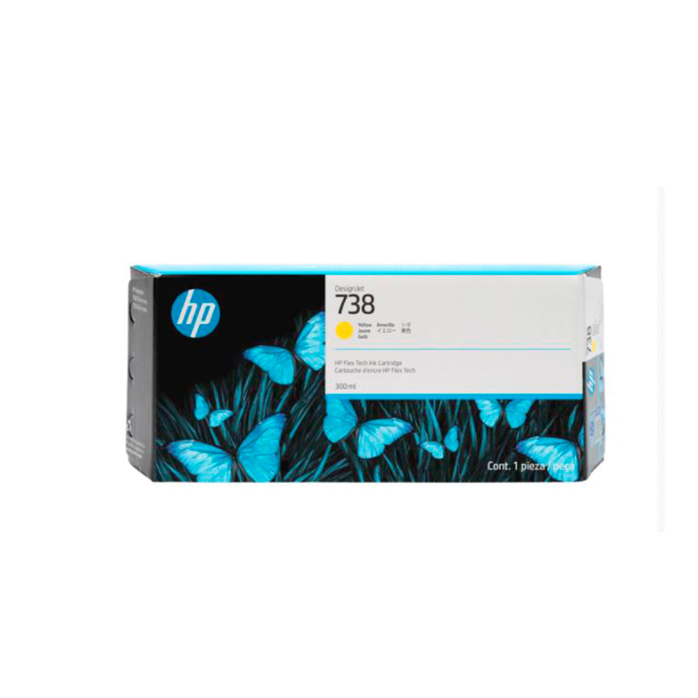 Cartridge DesignJet HP 738/T850/T950, Yellow, 300ml