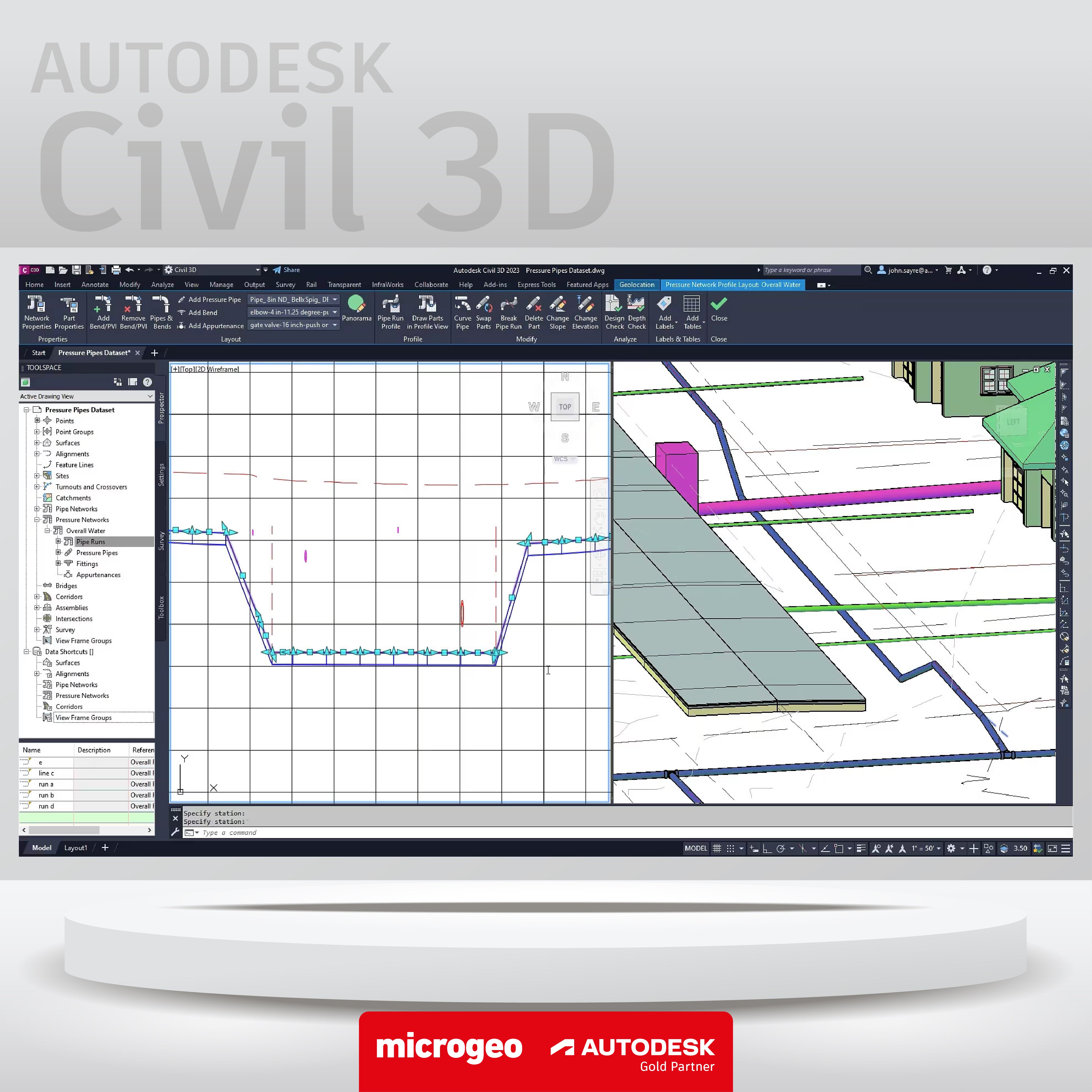 CIVIL 3D 2027 COMMERCIAL NEW SINGLE-USER ELD 3-YEAR SUBSCRIPTION